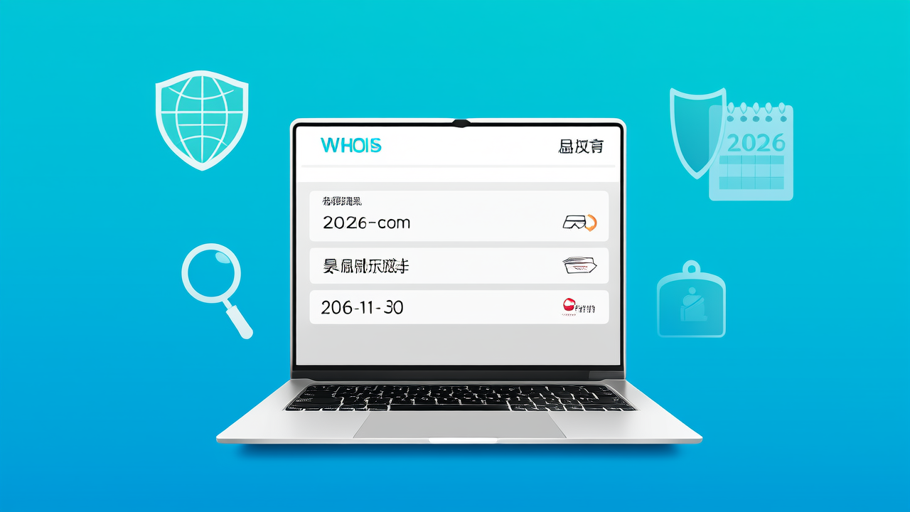 了解WHOIS查询本质、合法使用场景及2026年最新规则,掌握免费精准查询方法——立即查域名归属与风险信息