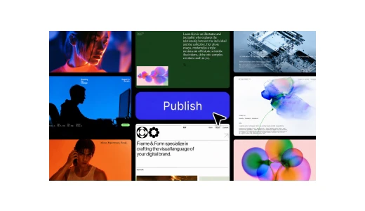 UI/UX design portfolio website generated with LinkRaft AI